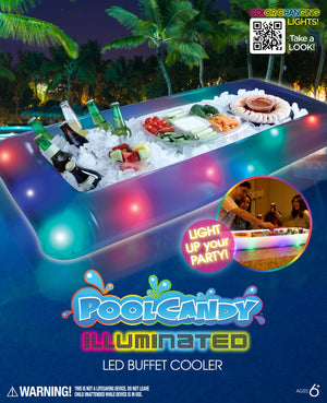 Inflatable Buffet Pool Cooler Illuminated LED