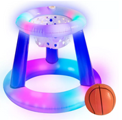 Illuminated Floating LED Basketball Set