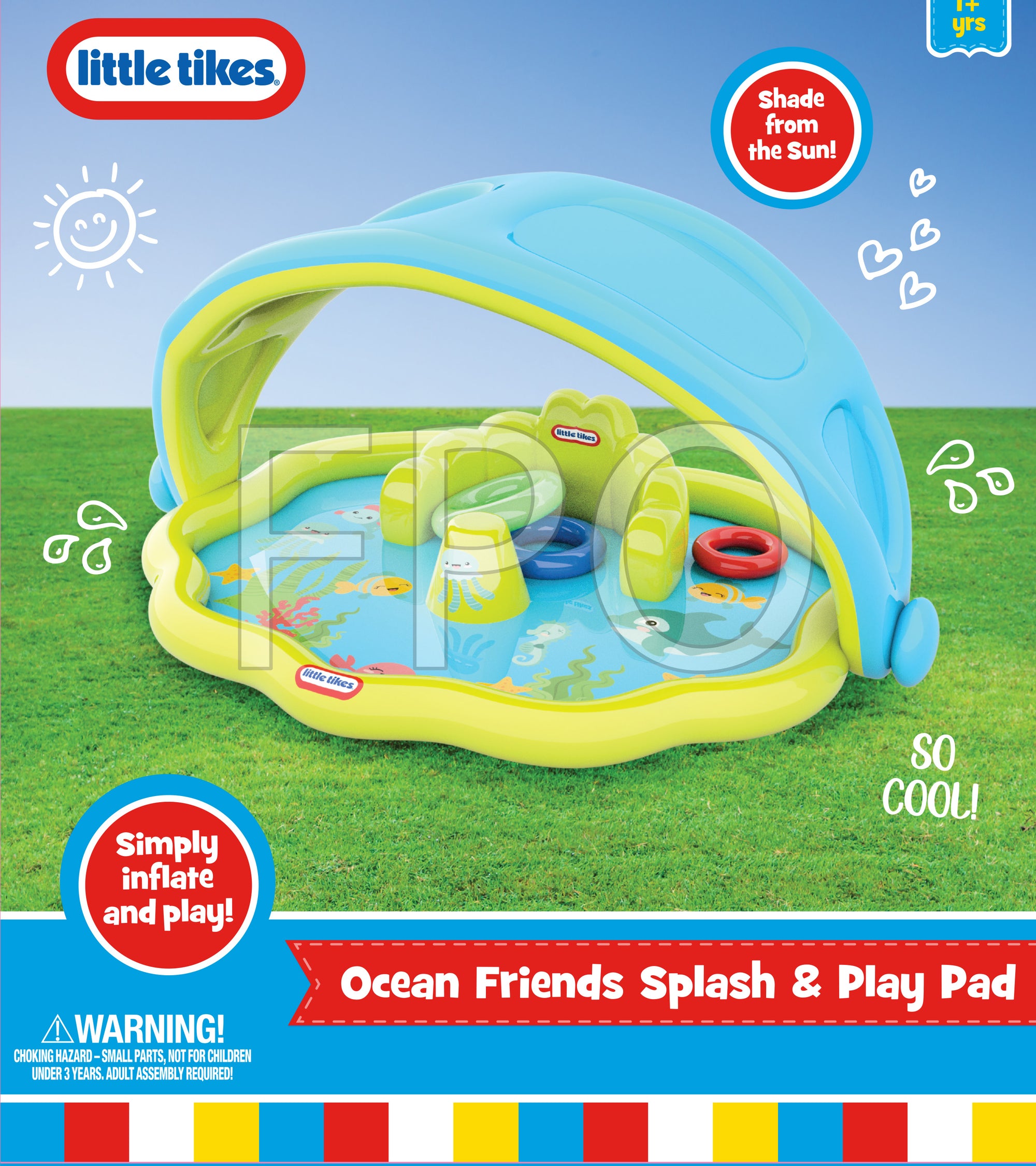 Little Tikes Splash & Play Sun-Shade Mat