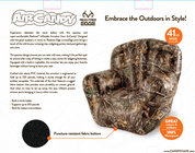 Inflatable Armchair featuring Realtree Edge Camo Design by Air Candy