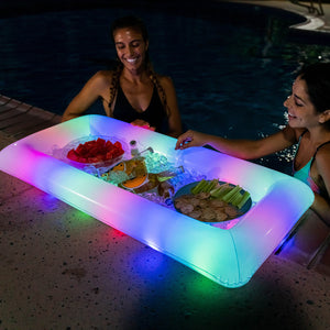 Inflatable Buffet Pool Cooler Illuminated LED