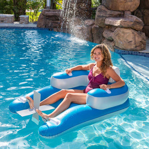 Pedal Runner Foot Powered Deluxe Pool Lounger