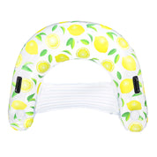 Inflatable Lemon Sun Chair Pool Float