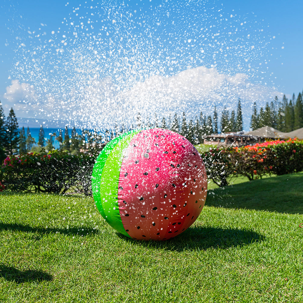 Giant Watermelon Beach Ball Sprinkler