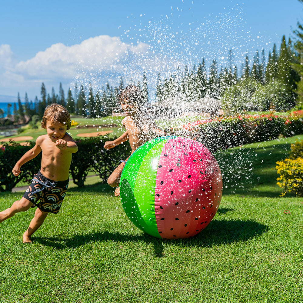 Giant Watermelon Beach Ball Sprinkler