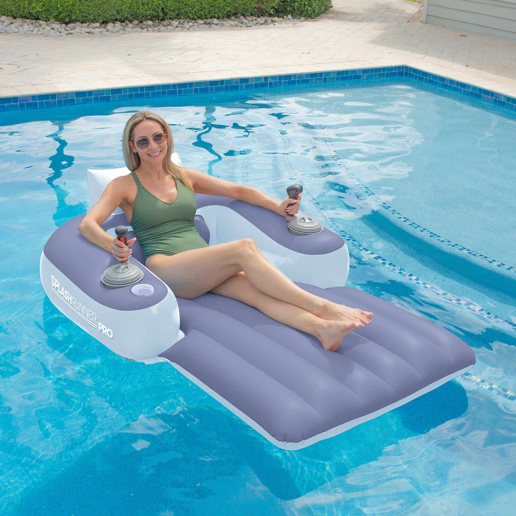 Poolcandy motorized best sale pool lounger