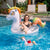 Glitter Unicorn Jumbo 48" Pool Tube With Bonus Drink Float