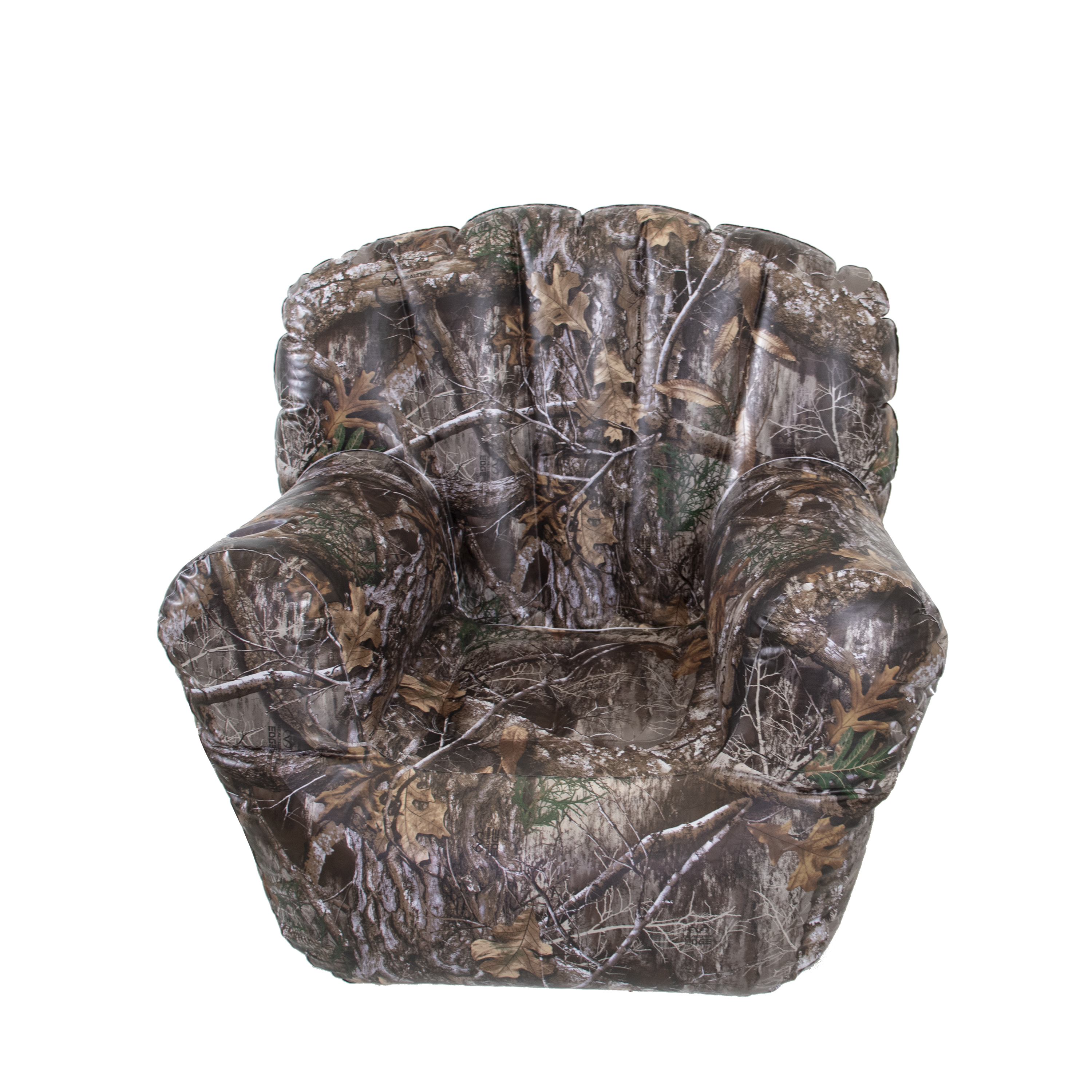 Inflatable Armchair featuring Realtree Edge Camo Design by Air Candy