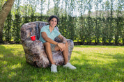 Inflatable Armchair featuring Realtree Edge Camo Design by Air Candy