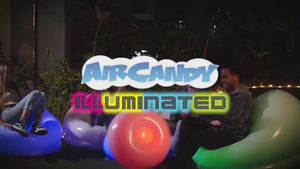 Inflatable Ottoman Illuminated LED 23 Inch AirCandy