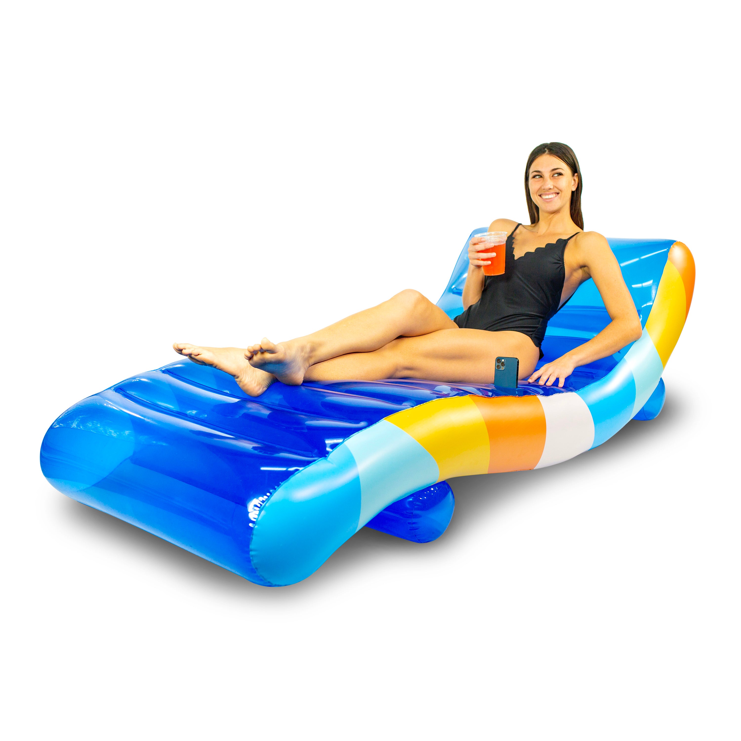 Inflatable best sale chaise lounger