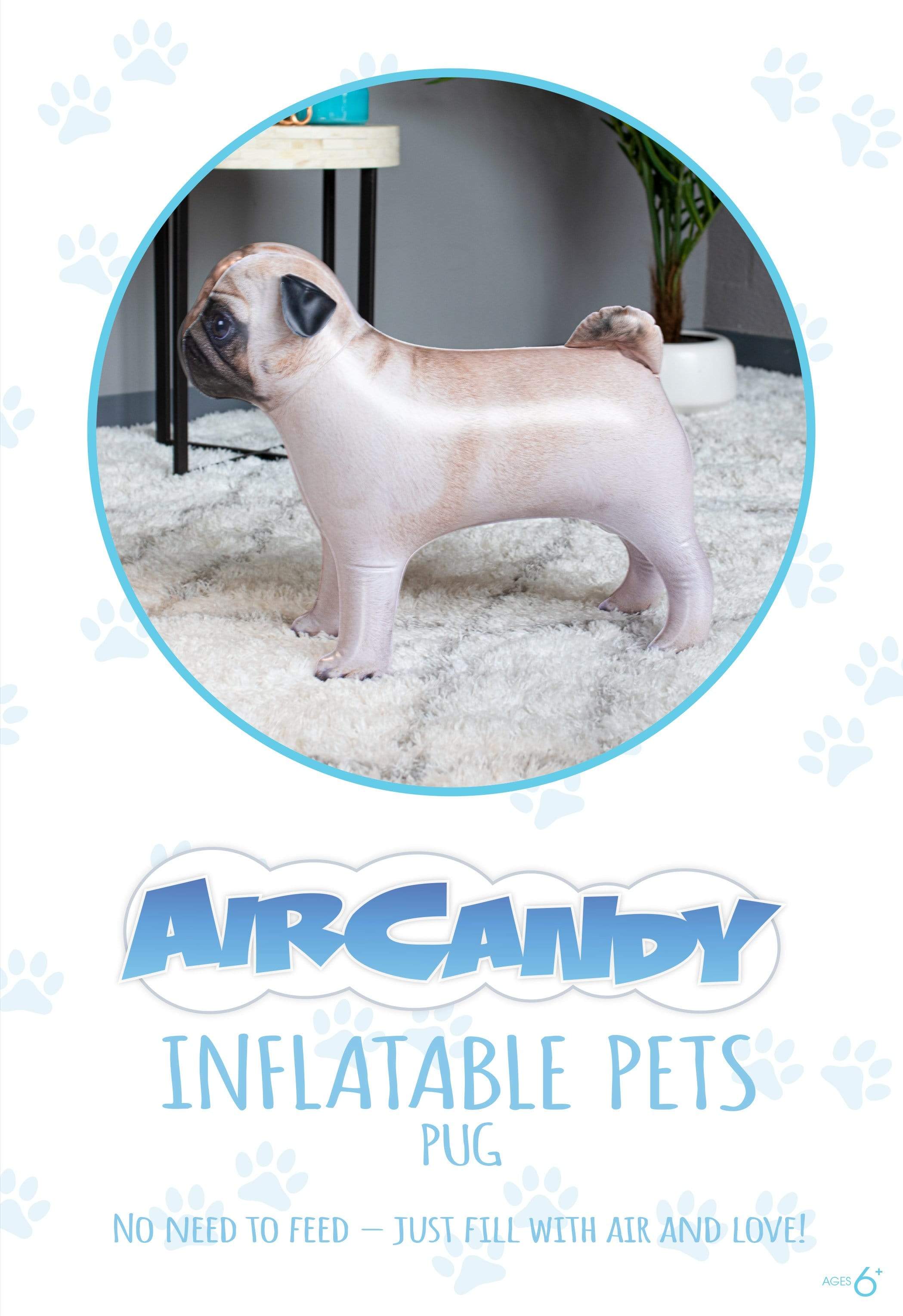 Pug inflatable hot sale pool