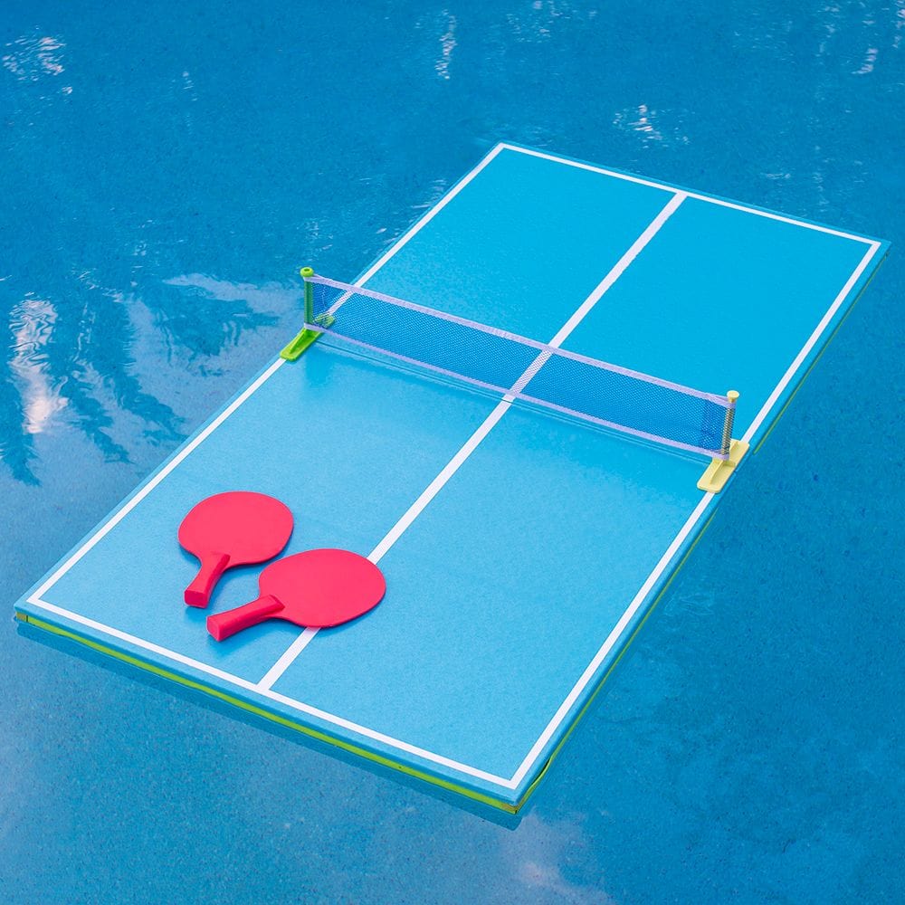 Table de ping-pong flottante pour piscine