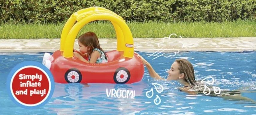 Inflatable car best sale pool toy