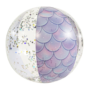 Inflatable Beach Ball Mermaid Glitter