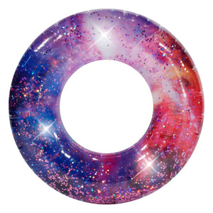 Pink Glitter Deep Space Galaxy | Pool Tube - PoolCandy