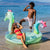 Gigantic Glitter Seahorse Pool Raft PoolCandy