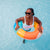 Inflatable Pool Tube Good Vibes Collection Waves 36 Inch