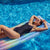 Inflatable Pool Raft Holographic Deluxe 74 inch PoolCandy