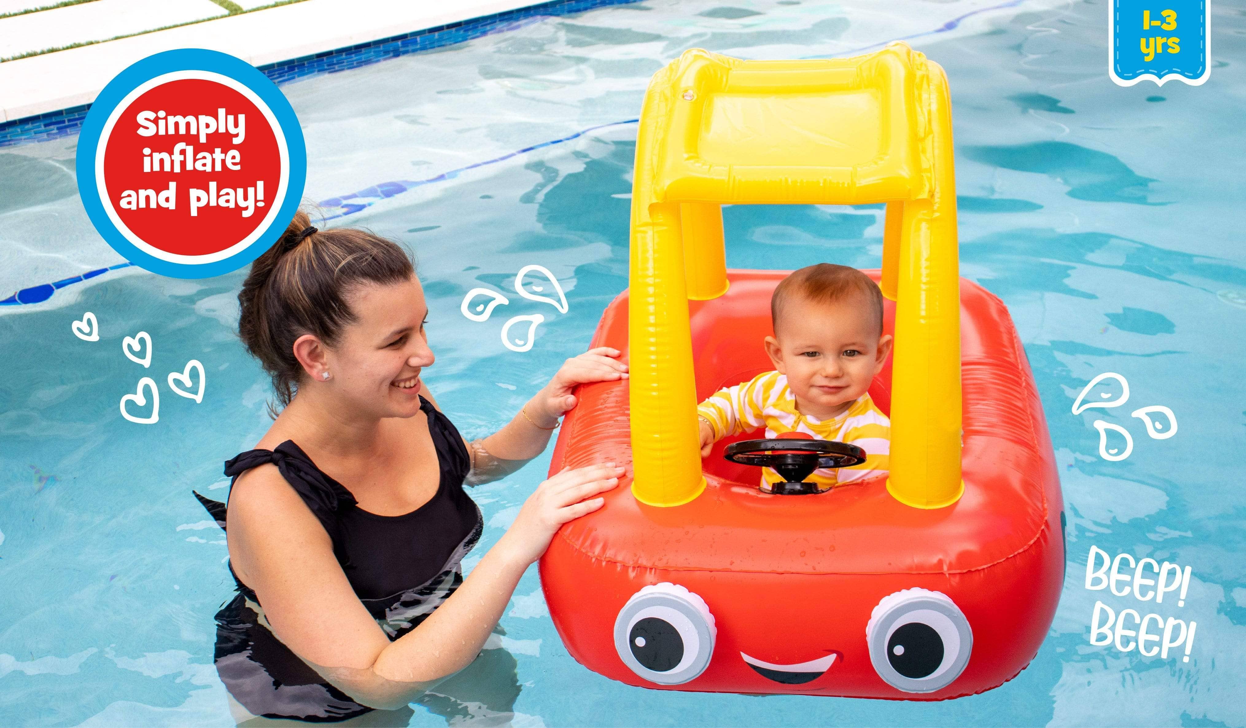 Fisher price baby pool 2025 float