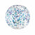 Inflatable Beach Ball Silver Holographic Glitter PoolCandy