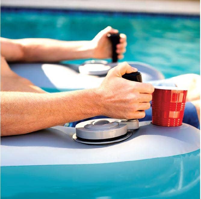 Motorized swimming pool online lounger