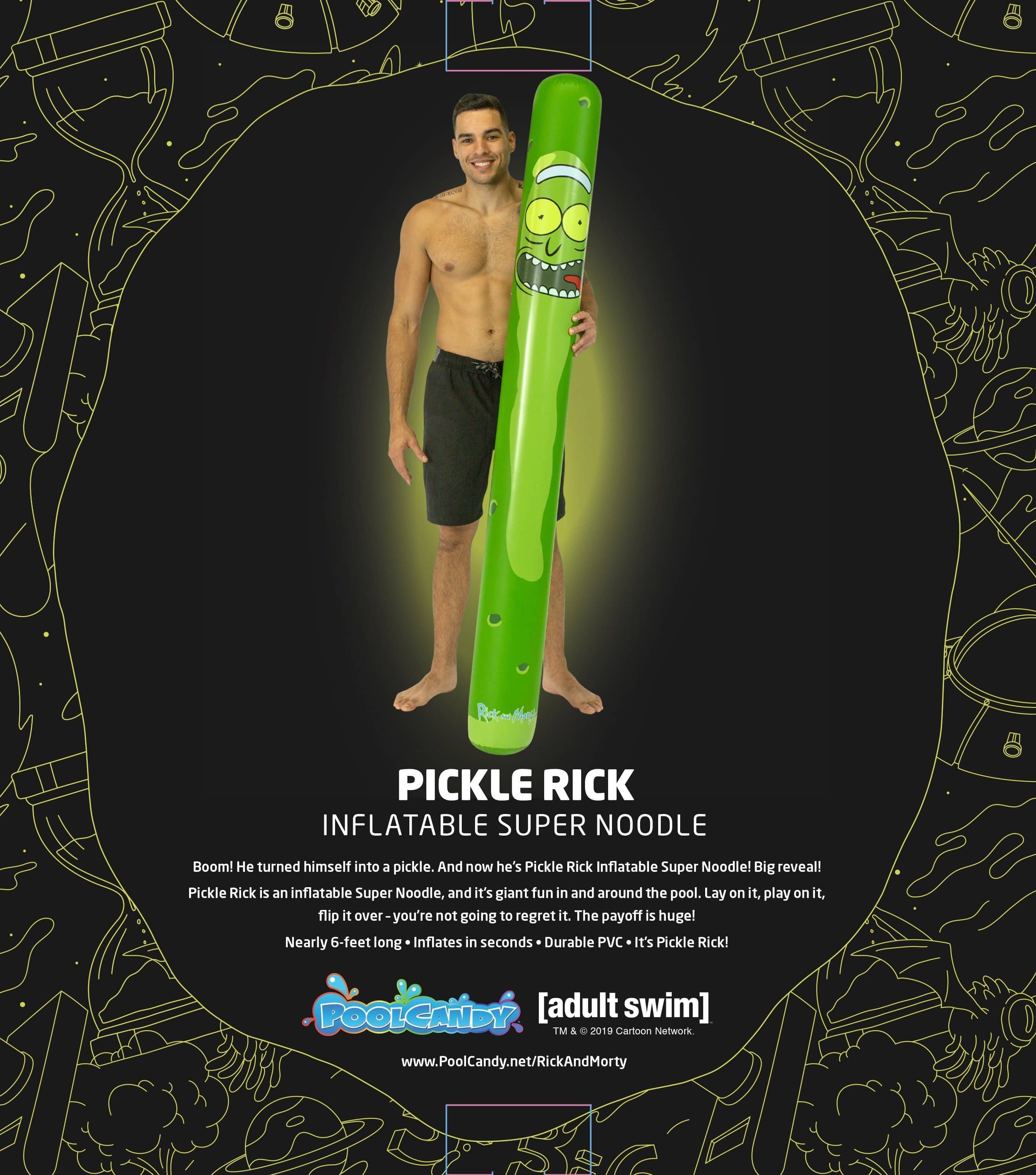 Pickle rick best sale pool float