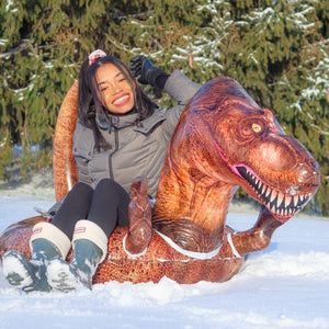 T-Rex Inflatable Snow Sled SnowCandy