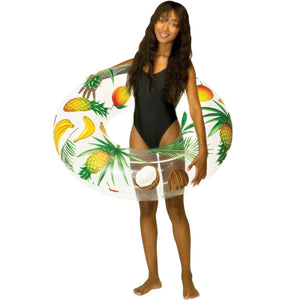 PoolCandy Pool Floats Tropical Fruit | Jumbo Pool Tube