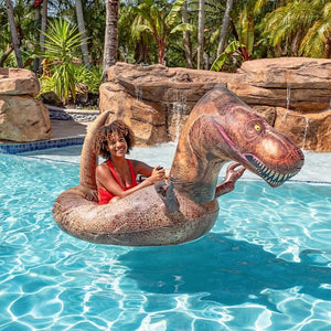 Tube Runner Motorized T-Rex Pool Float Special Edition