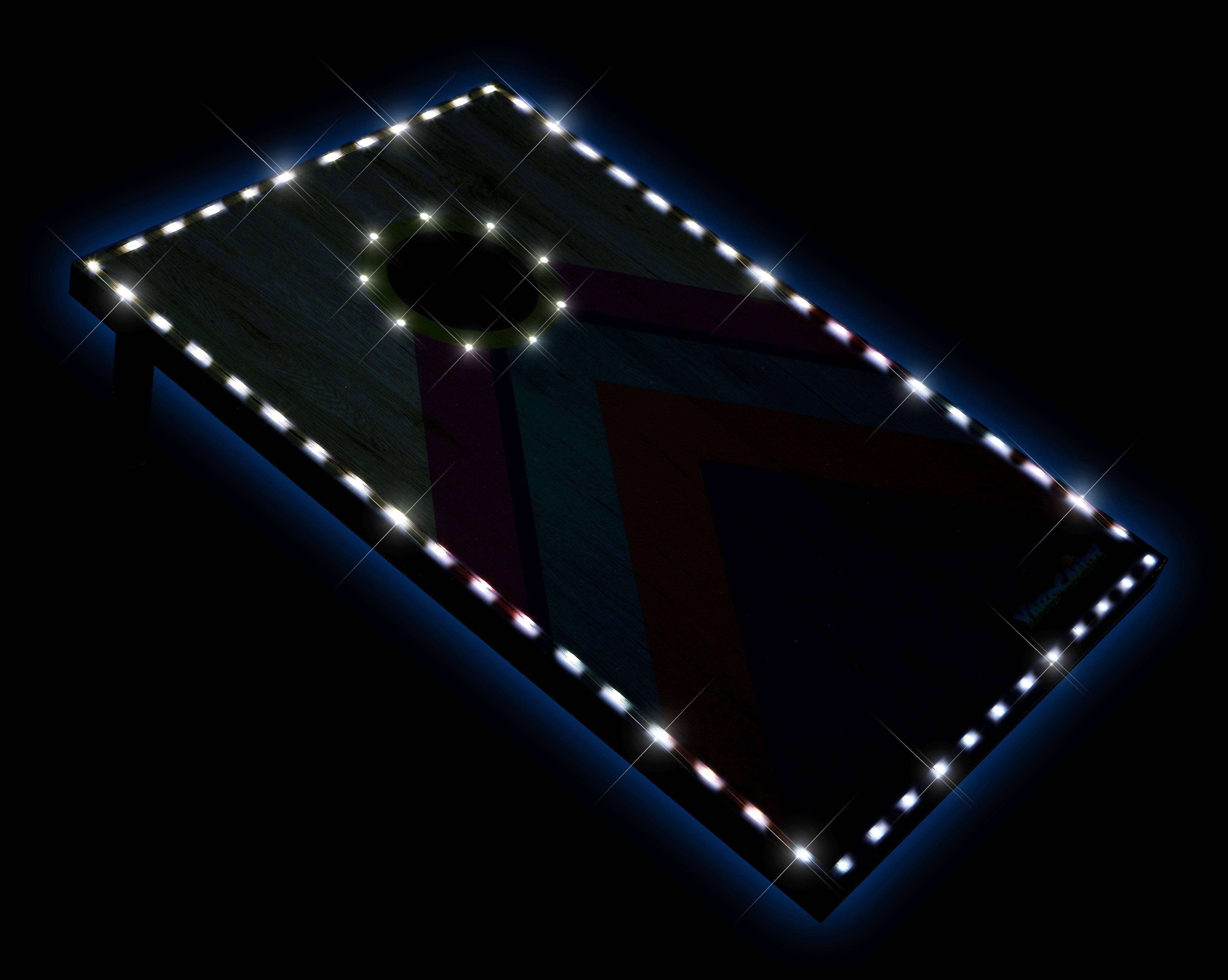 Cornhole Toss Game Set Illuminated LED PoolCandy