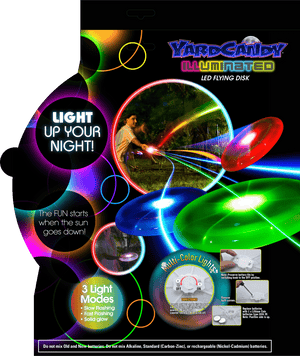 Flying Disk Illuminated LED YardCandy