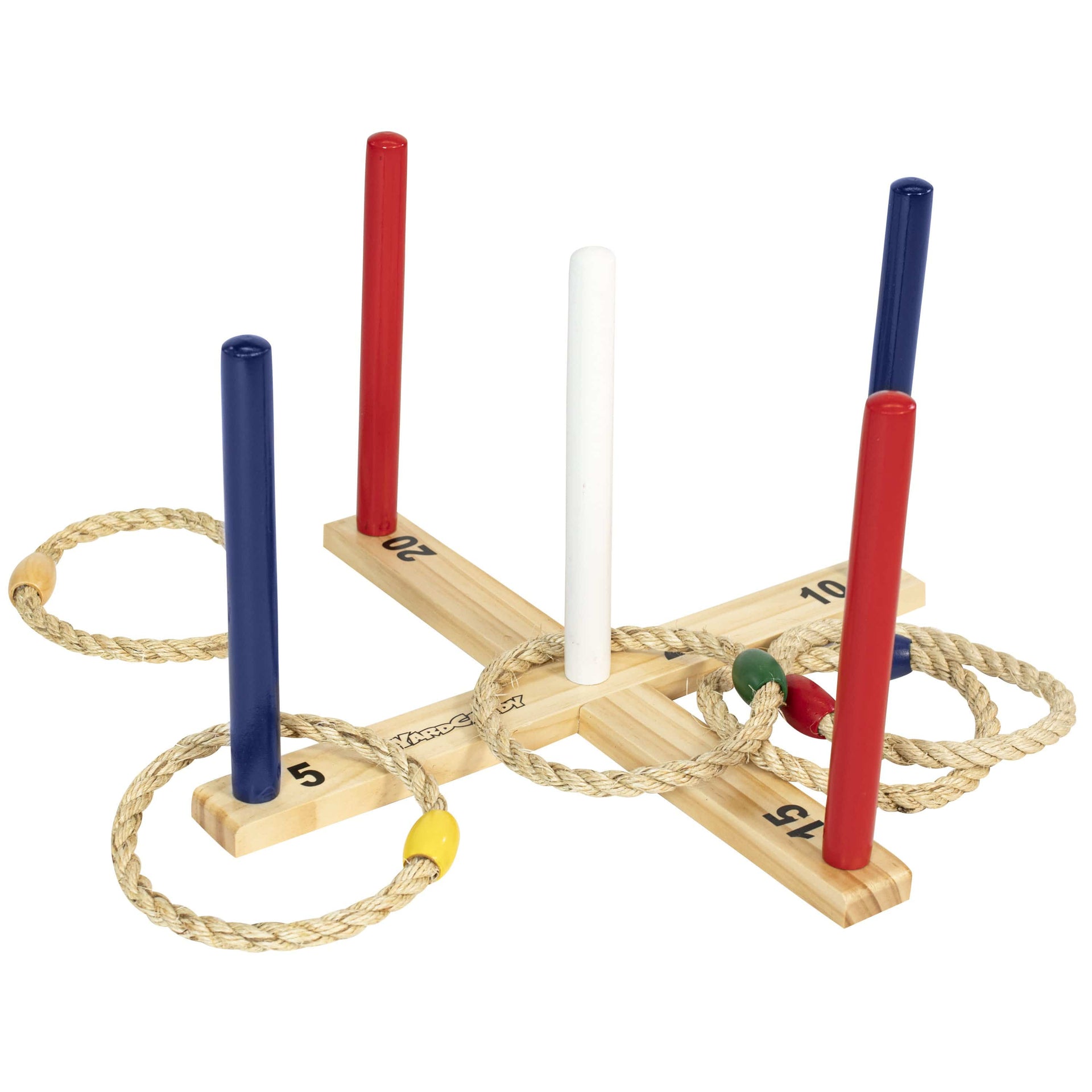 Evergreen Outdoor Wood Ring Toss Game Set